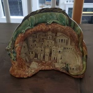 Guardian of Atlantis dragon sculpture by Dana Smal